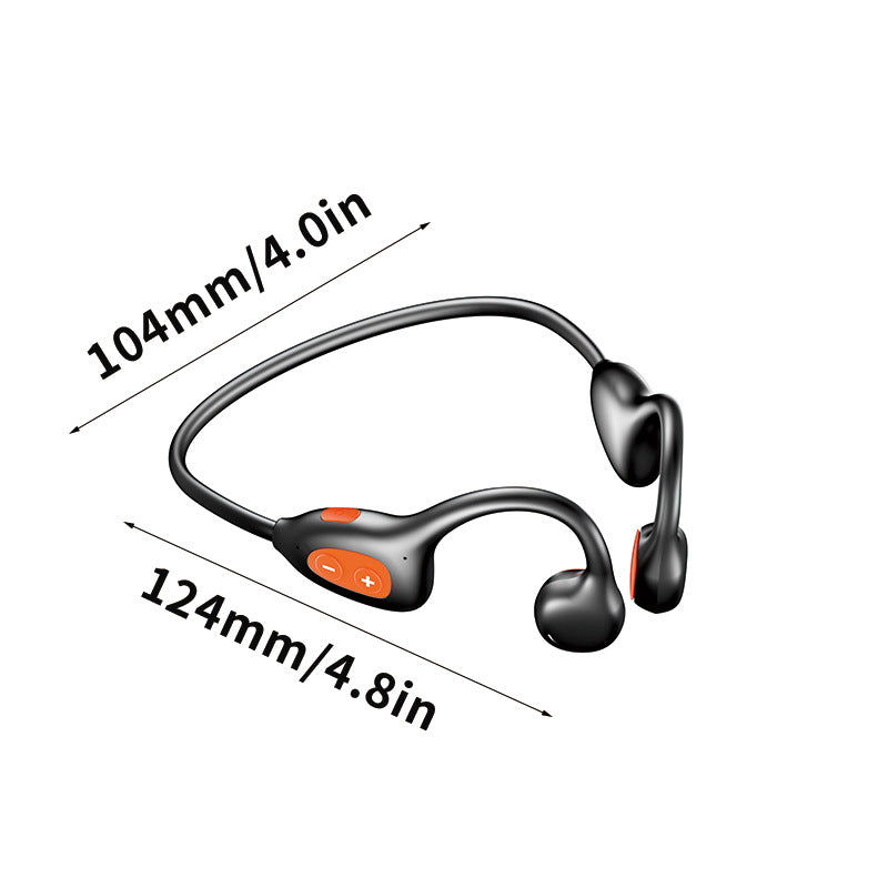 2025 Model  Open Ear Wireless Sports Headphones Air Conduction BT 5.4 Outdoor Fitness Earphones 16 Hours Panoramic Stereo with