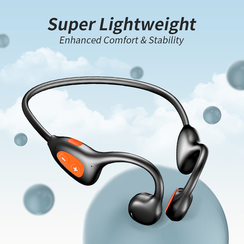 2025 Model  Open Ear Wireless Sports Headphones Air Conduction BT 5.4 Outdoor Fitness Earphones 16 Hours Panoramic Stereo with