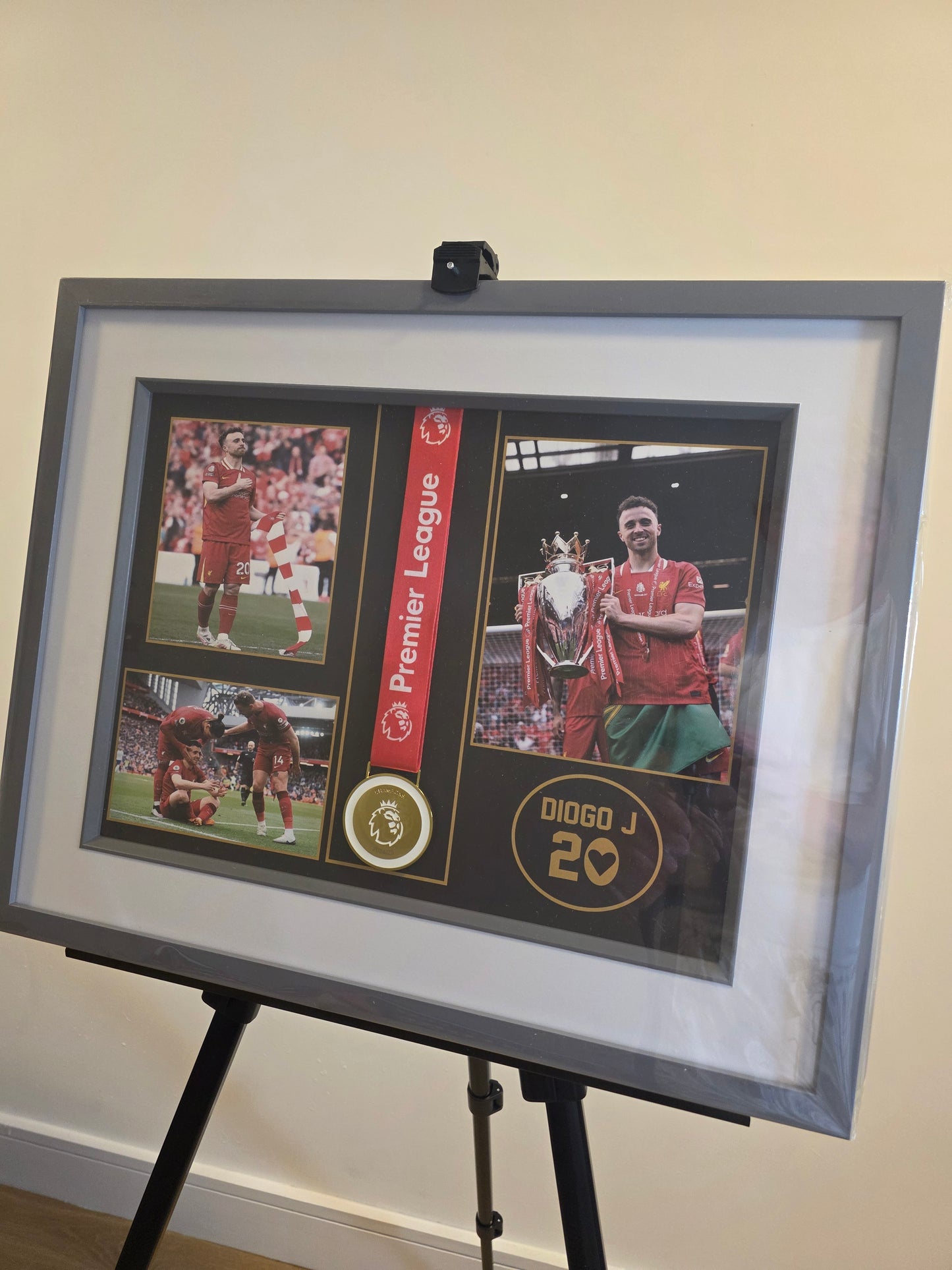 12x12 Diogo Jota framed medal and collage set