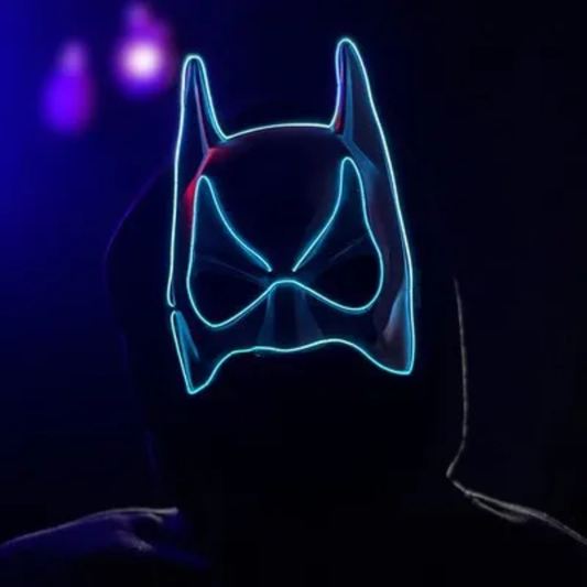 Batman Original Superhero Mask Led Light Cool Plastic Mask Party Show Props Kids or Adults Halloween