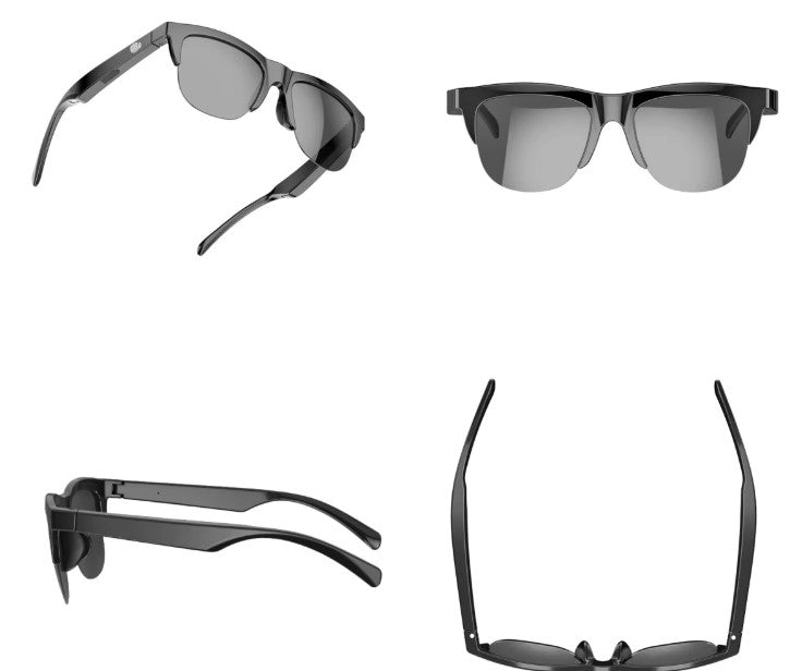 Wayfarer High Quality Wireless Frames Tempo Anti Blue Light Smart Audio Headphone Sunglasses Smart Glasses