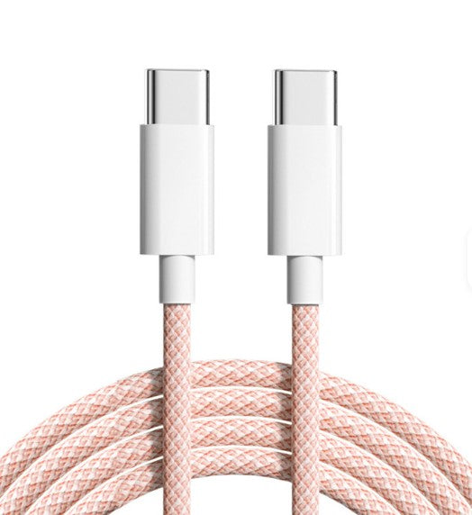 USB-C Cable 2M 7FT Fast Charging Type-C USAB C Data Cables for Apple iPhone Samsung Phone Charger