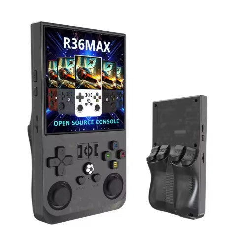 2025 Latest R36 MAX Handheld Retro Game Console 4.0 Inch HD IPS Screen Portable Gaming Entertainment Device