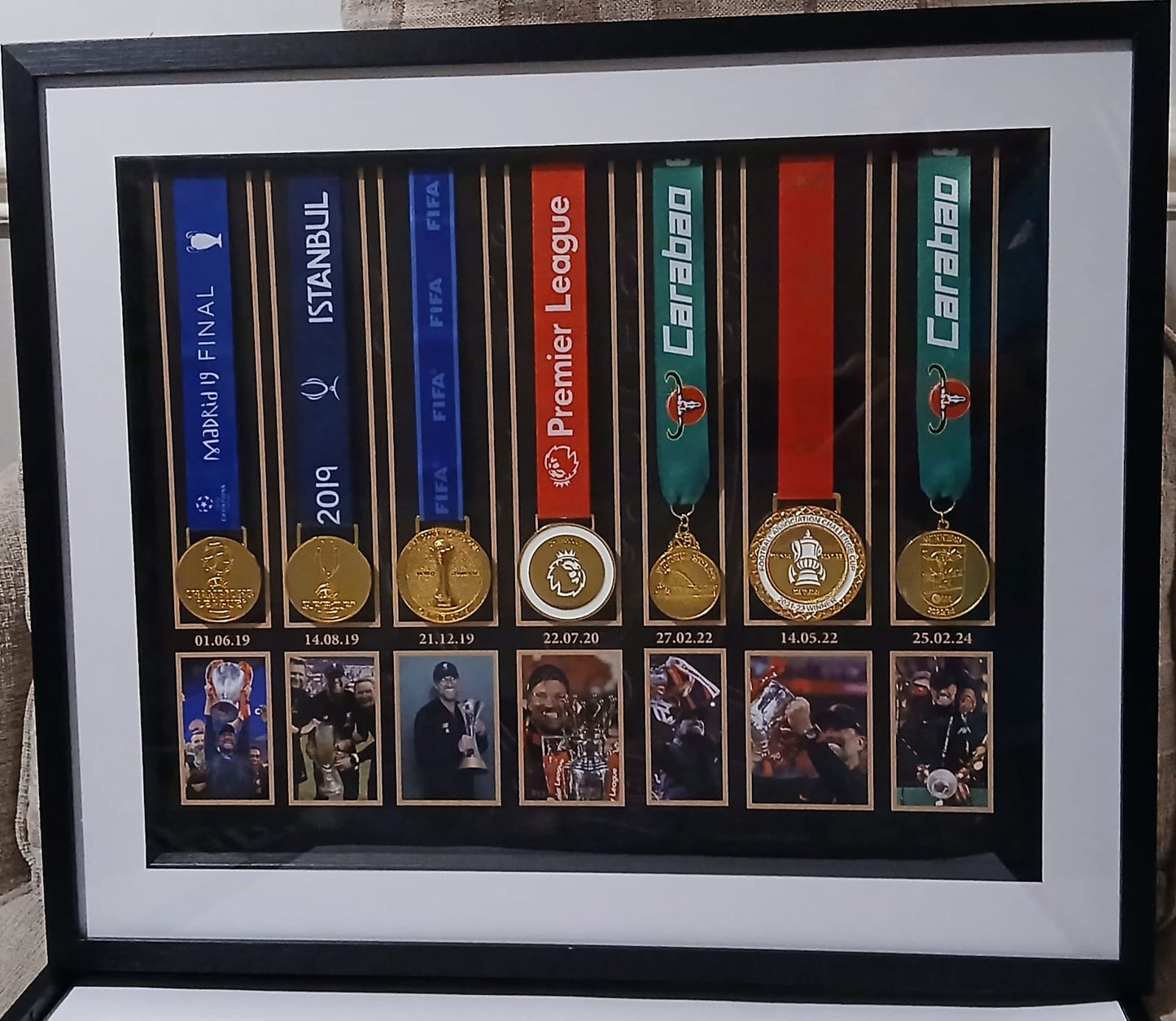 KLOPP 7 MEDAL SET FRAME
