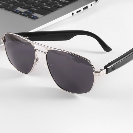 Aviator Smart Audio Glasses Metal Frame BT Handfree Calling Music Player Rechargeable with UV Resistant Lens