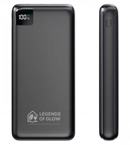 Fourway 20000mAh 22.5W Fast Charging Type C Power Bank with LED Digital Display