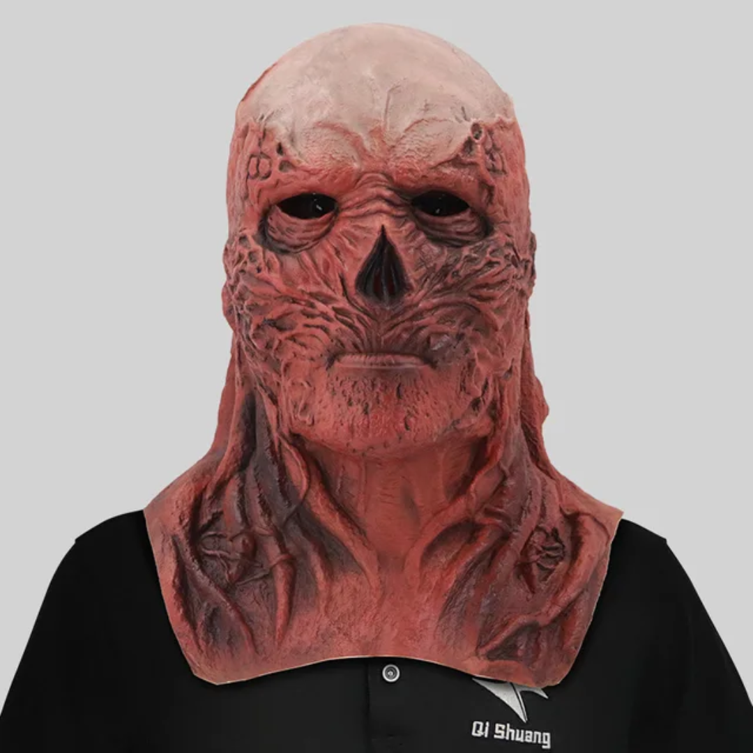 Vecna Stranger Things Red Latex Mask for Costume - Ultra Realistic Latex Mask for Parties and Fancy Dress Events